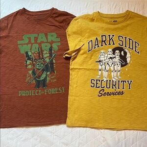 GAP Kids Yellow 'Dark Side Security' Graphic Tee